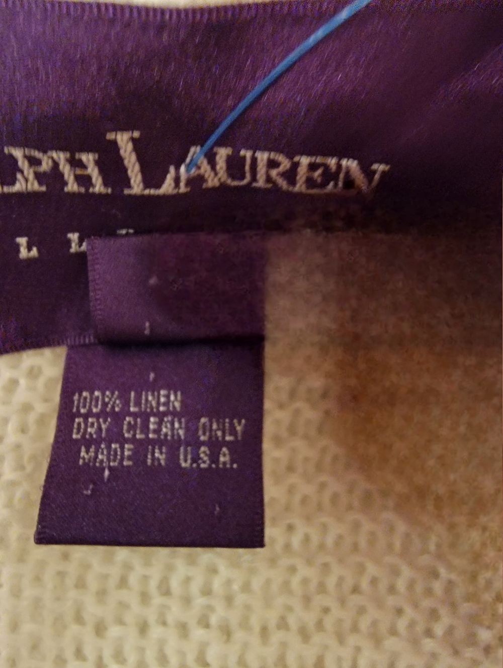 Ralph Lauren Purple Label 100% Linen Cropped Hooded Cardigan Size 4 Made in USA - Picture 3 of 16